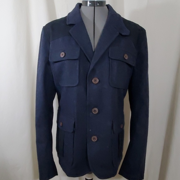 ASOS Other - ASOS Navy Blue Wool Jacket/Coat Size M